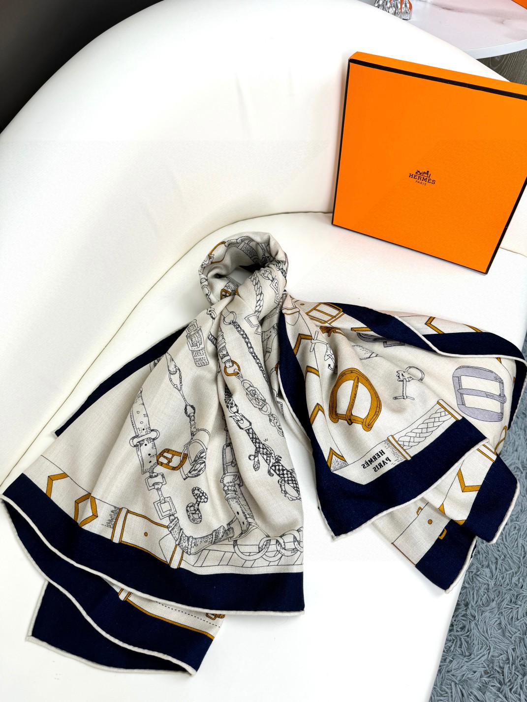 Hermès Leaping Horse Scarf