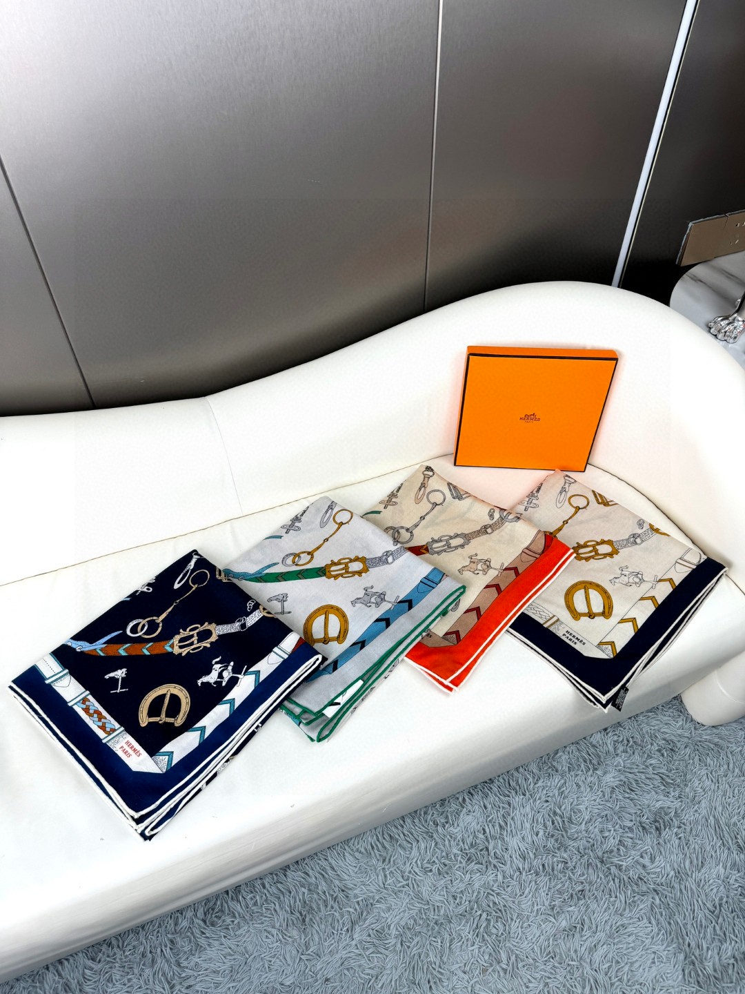 Hermès Leaping Horse Scarf