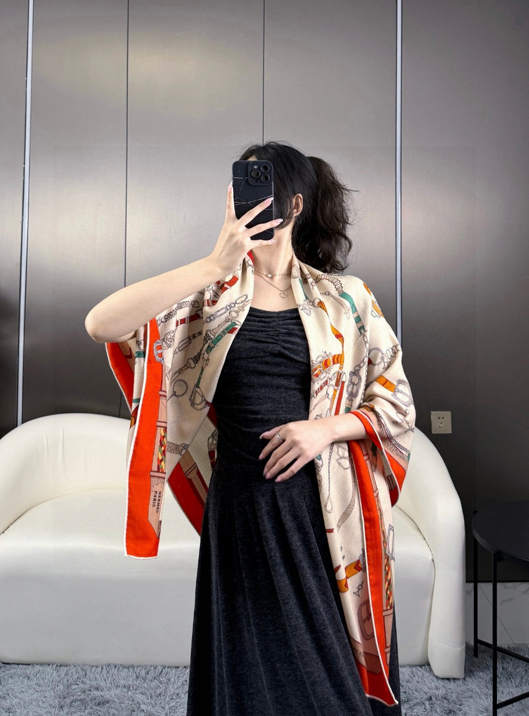 Hermès Leaping Horse Scarf