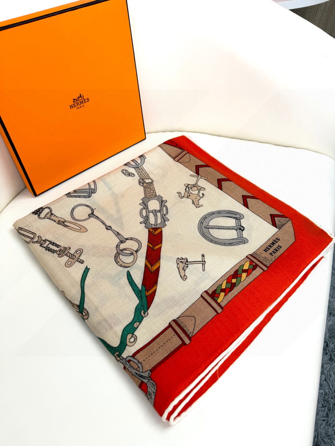 Hermès Leaping Horse Scarf