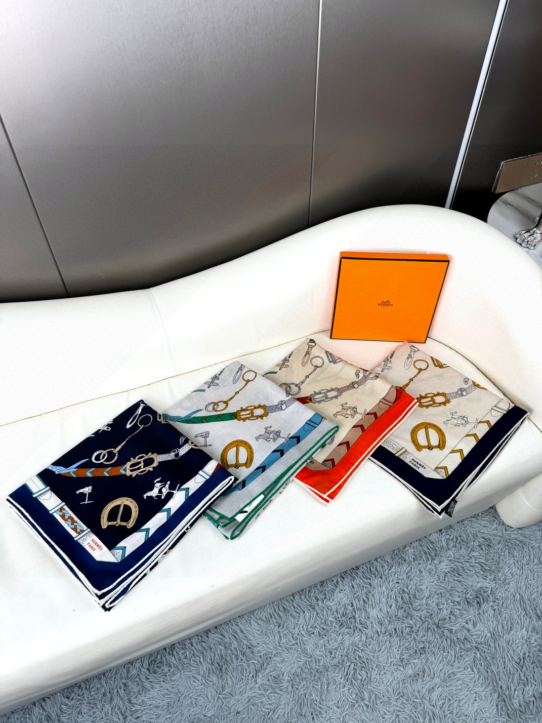 Hermès Leaping Horse Scarf