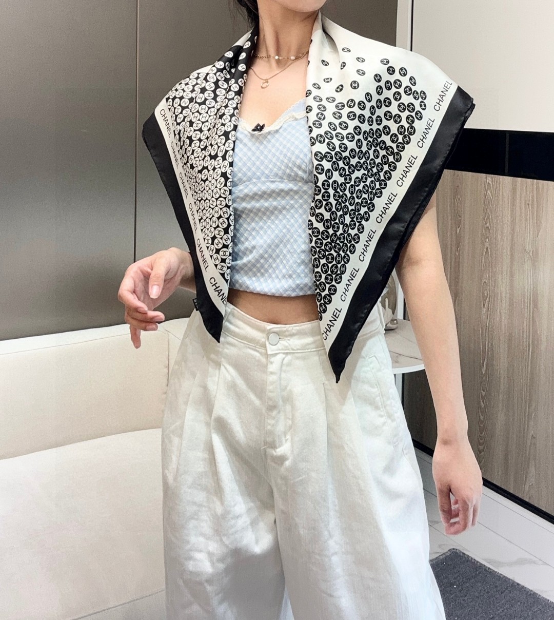 Chanel Bubble Scarf
