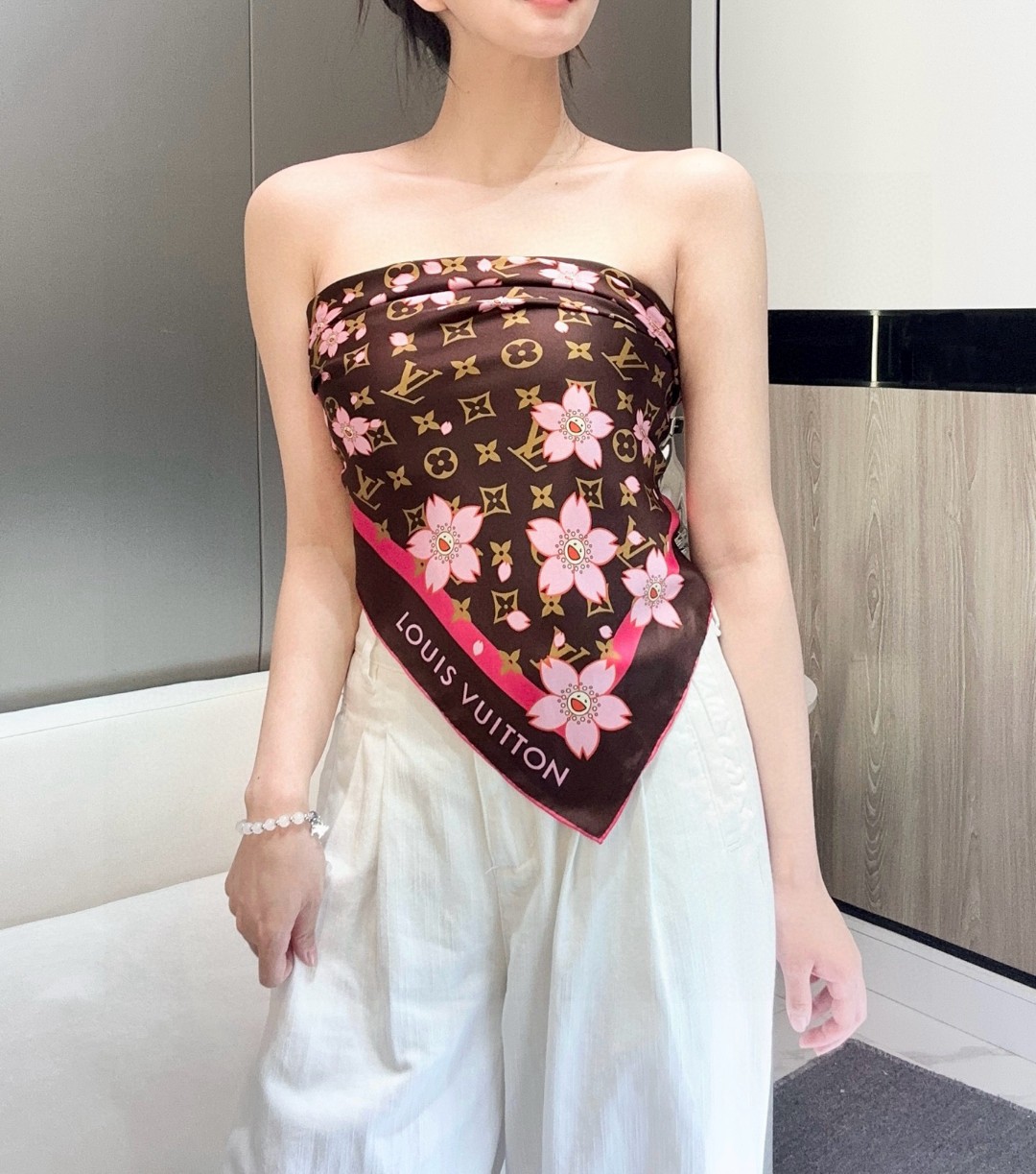 LVx TM MONOGRAM CHERRY BLOSSOM
