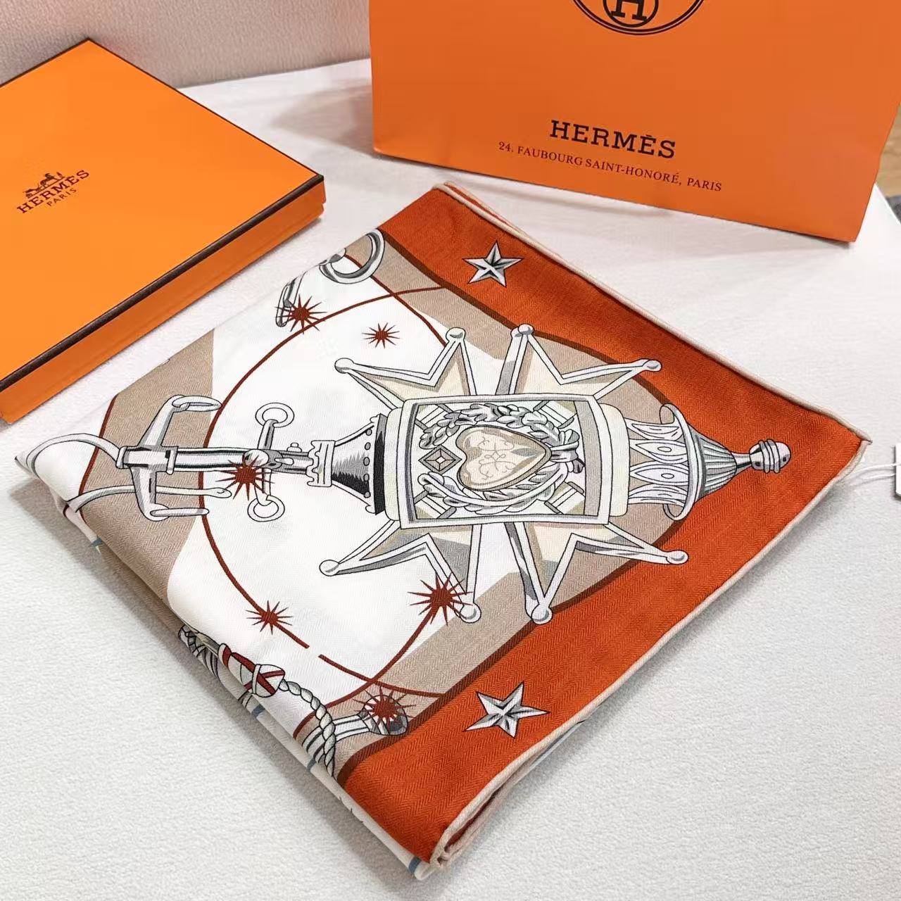 Hermès Star Chorus double-sided velvet