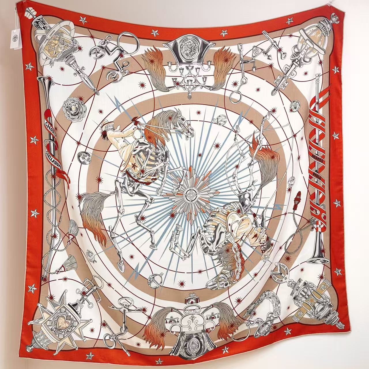 Hermès Star Chorus double-sided velvet