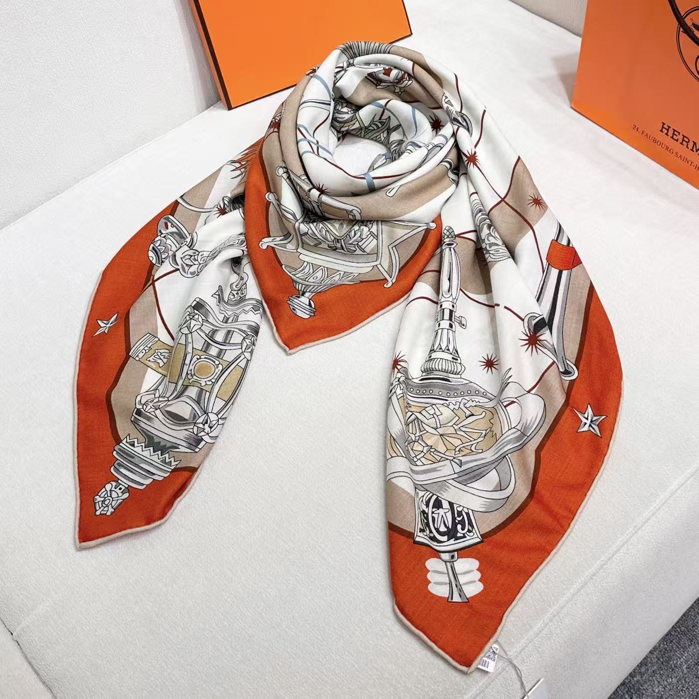 Hermès Star Chorus double-sided velvet