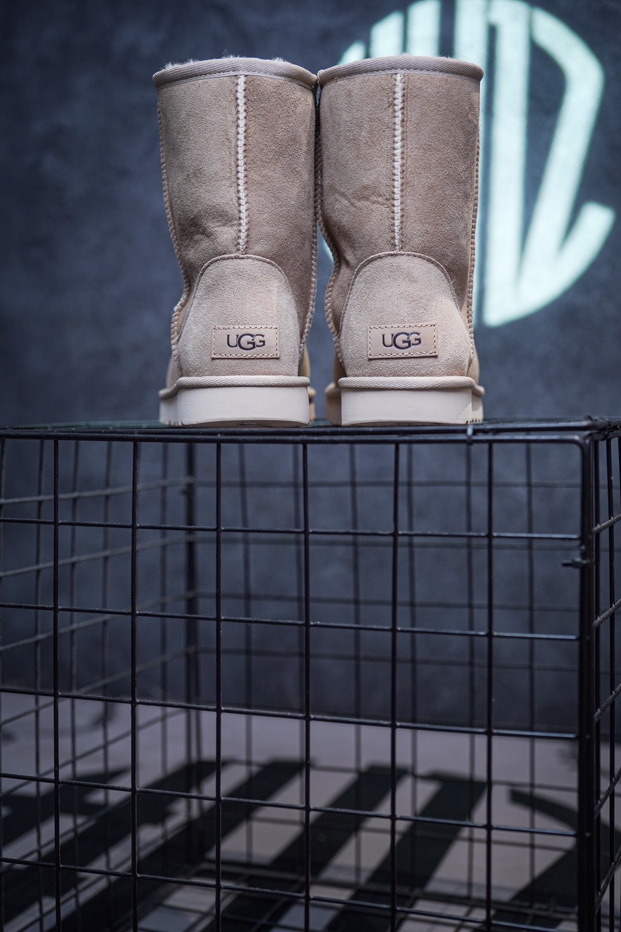 UGG Snow Boots Elastic Round Toe Sleeve Maroon