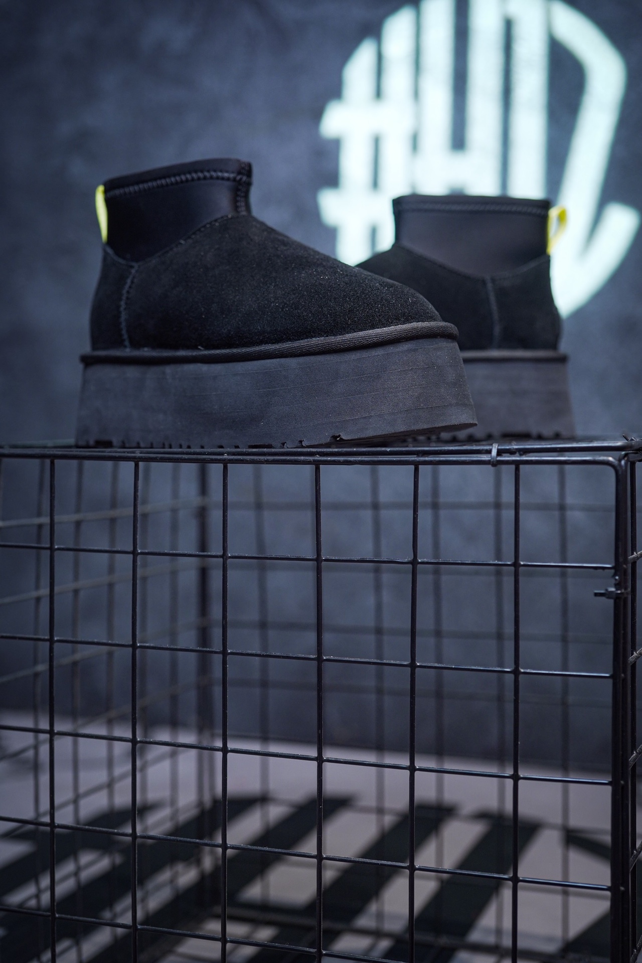 UGG Snow Boots Pencil Ankle Boots Black