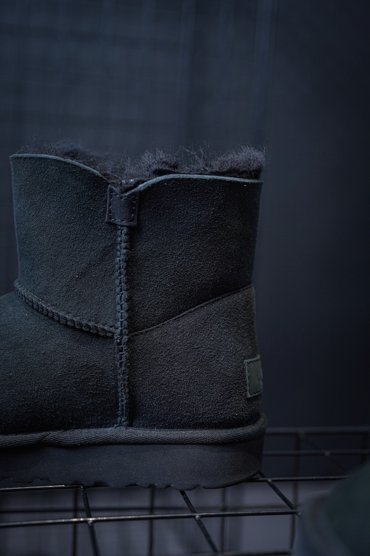 UGG Snow Boots Classic Button Black, Sand