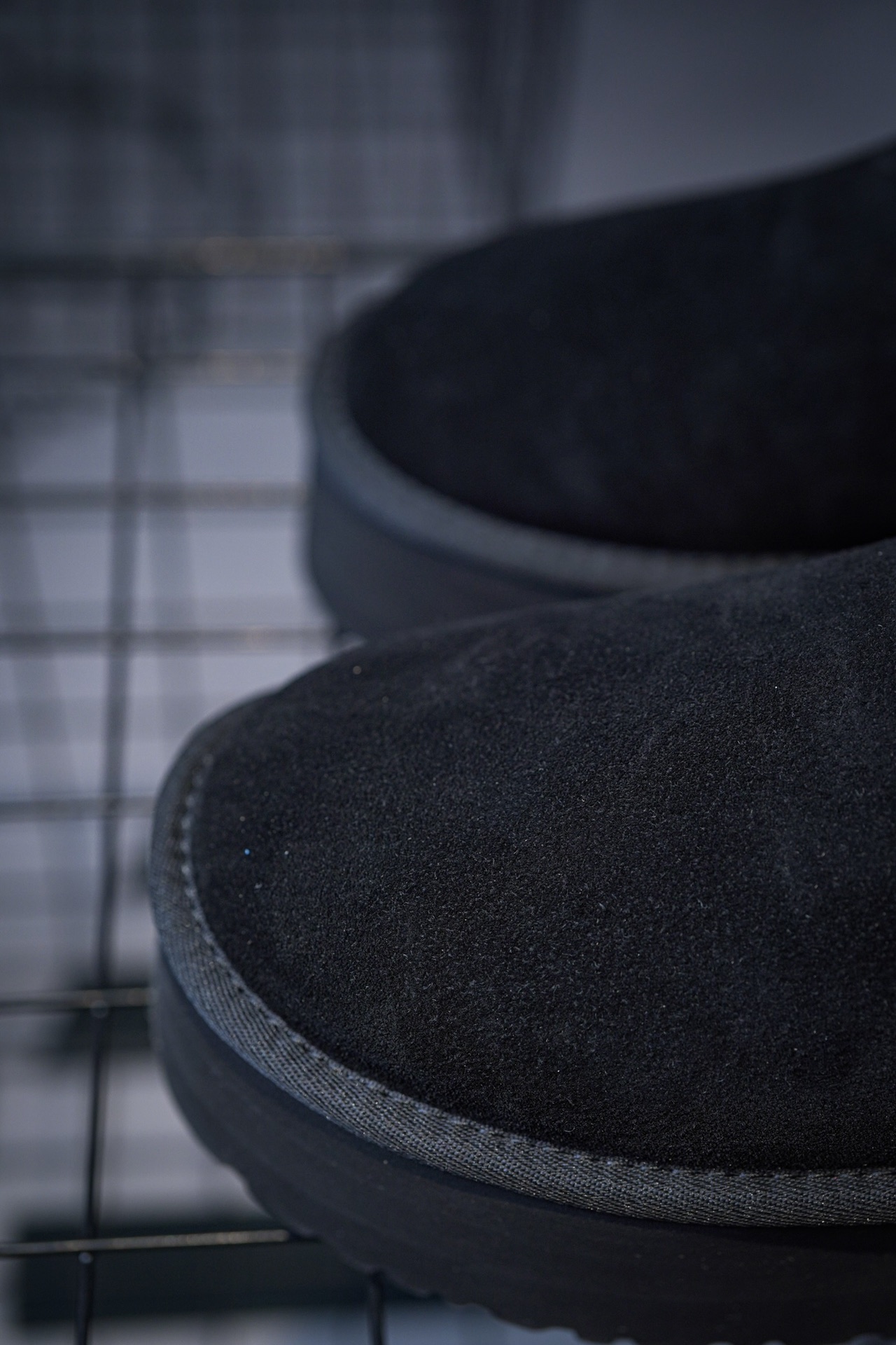 UGG snow boots thick sole 5CM mid-cut black