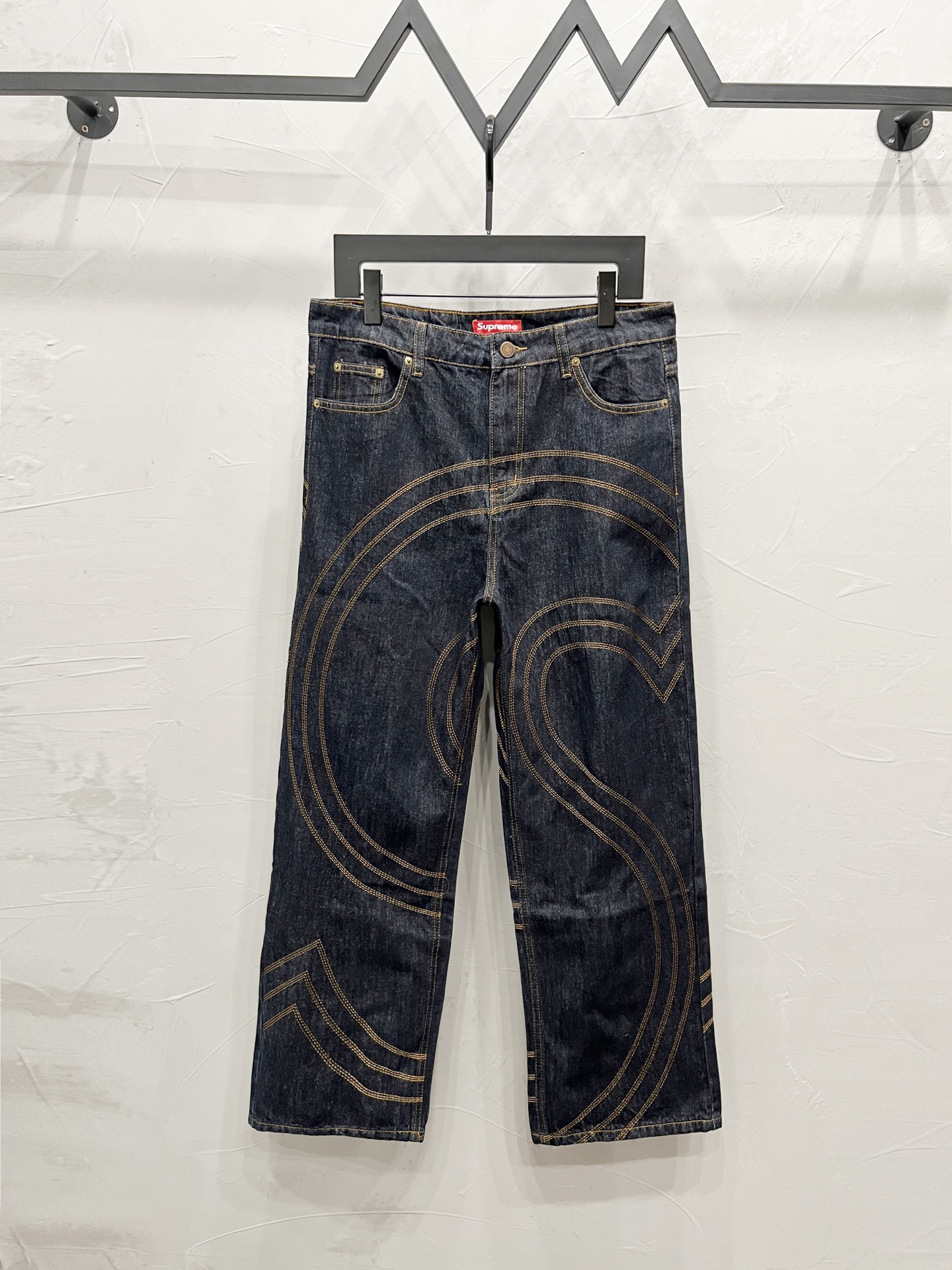 Supreme  S Logo Rigid Baggy Jean 