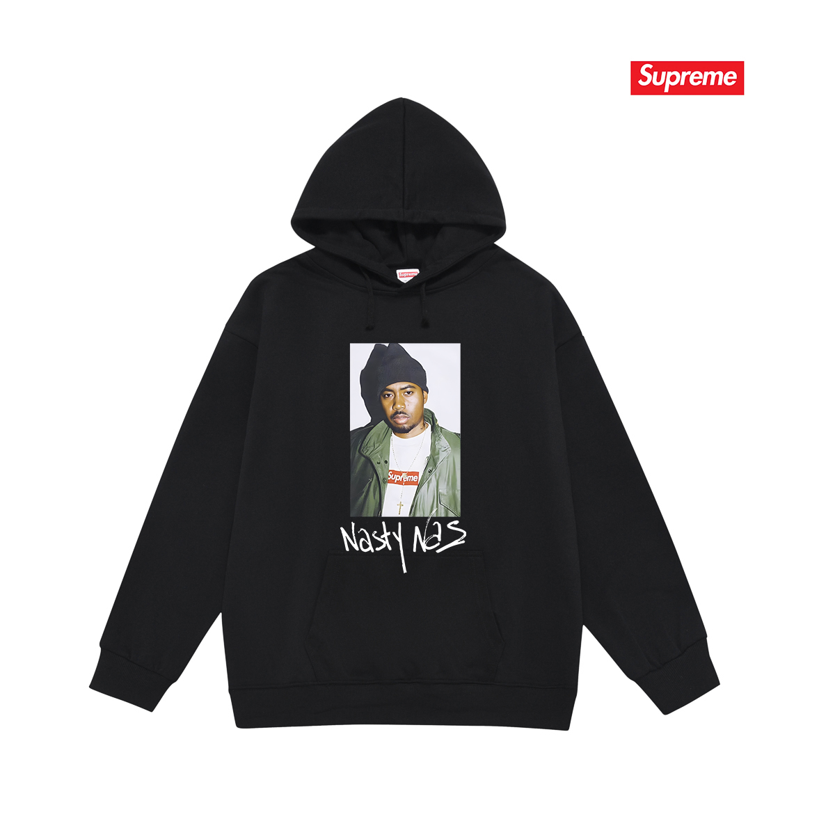 Supreme FW17 Nas Tee Black