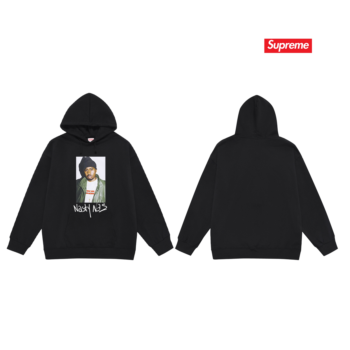 Supreme FW17 Nas Tee Black