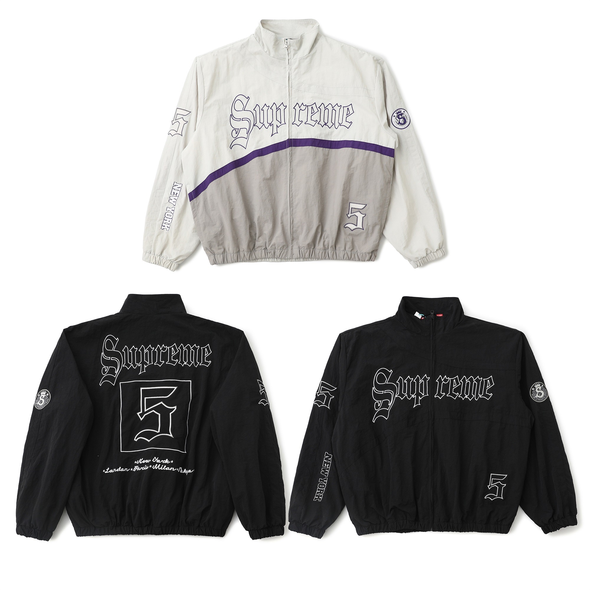 Supreme SS25 WEEK12 Old English Track Jacket
