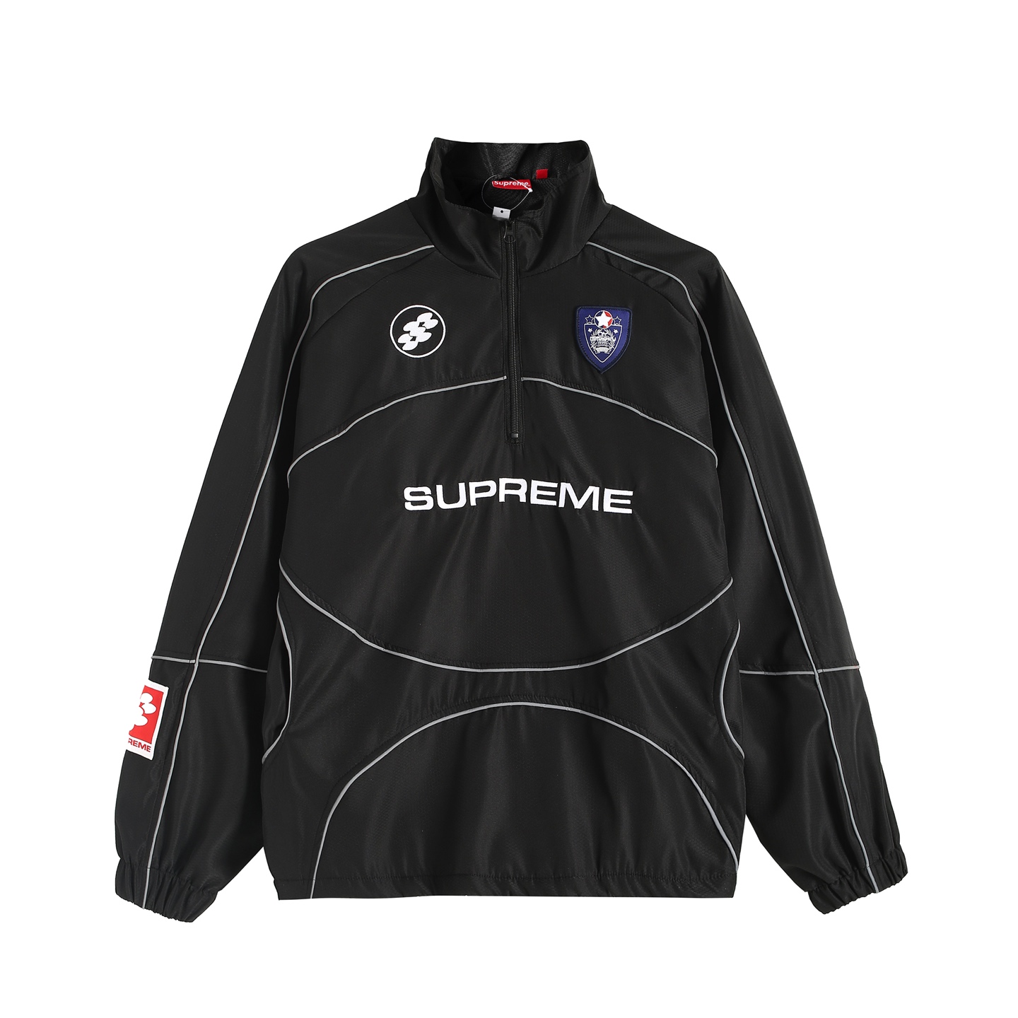 Supreme FW24 WEEK11 Reflective Piping Pullover