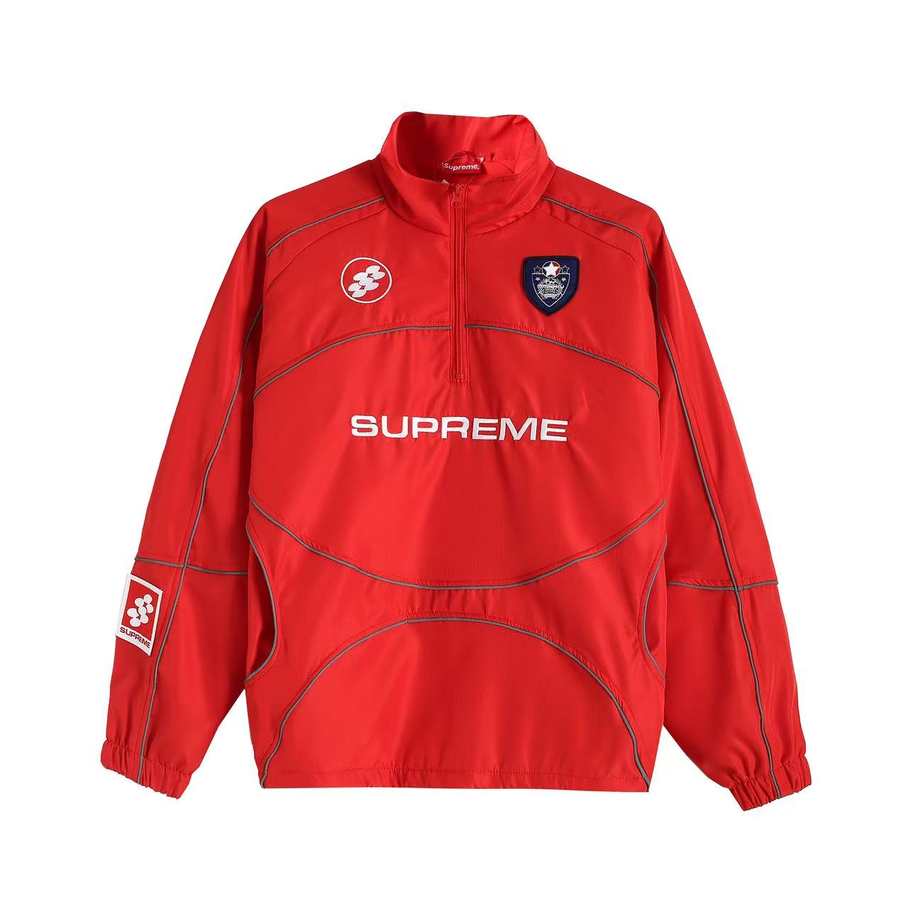 Supreme FW24 WEEK11 Reflective Piping Pullover