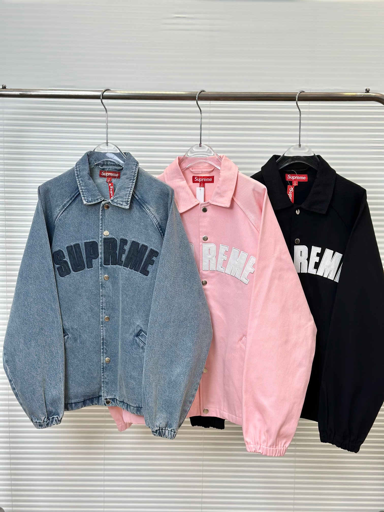 Supreme SS25 WEEK17 Arc Denim Coaches Jacket