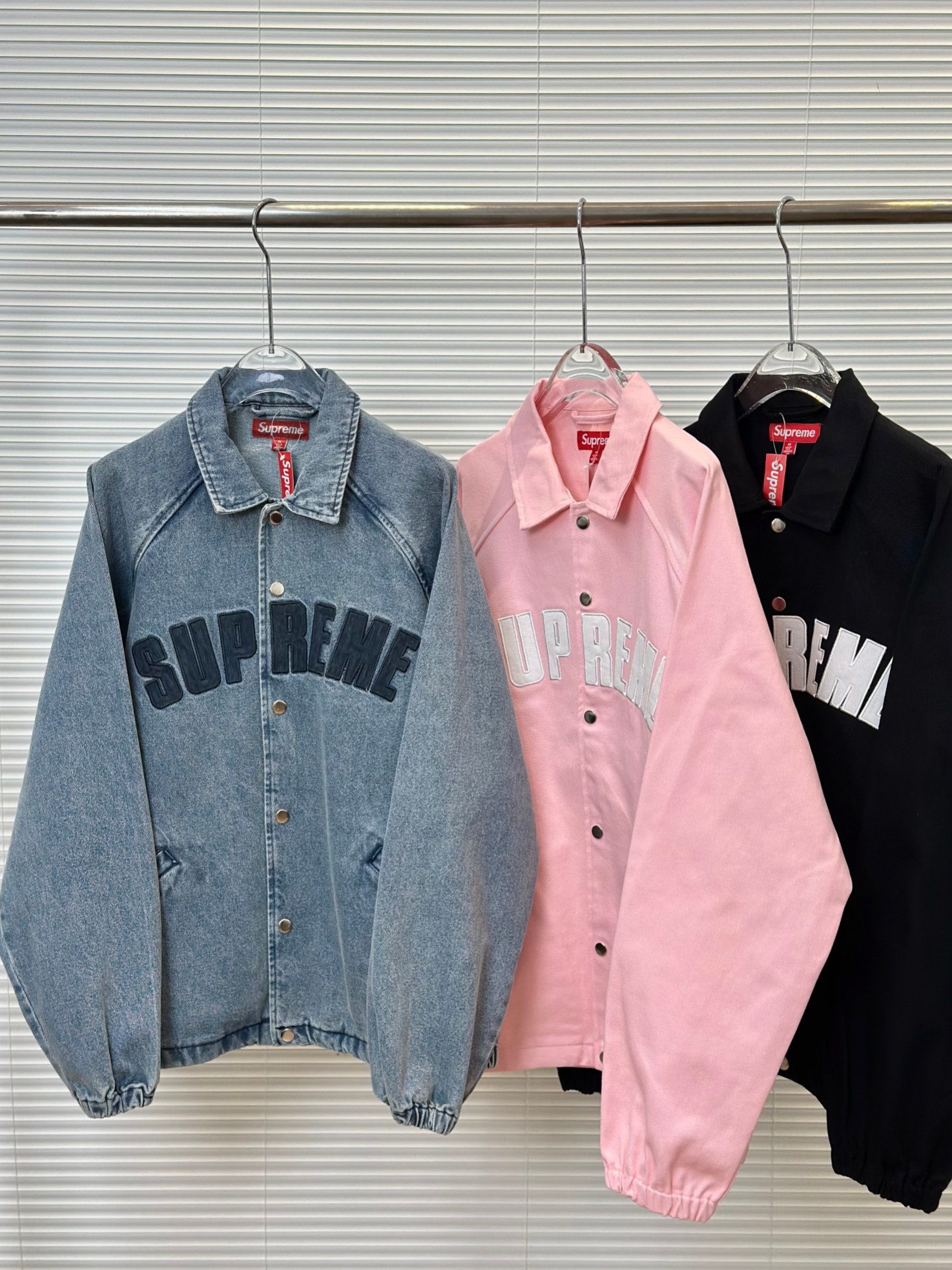 Supreme SS25 WEEK17 Arc Denim Coaches Jacket