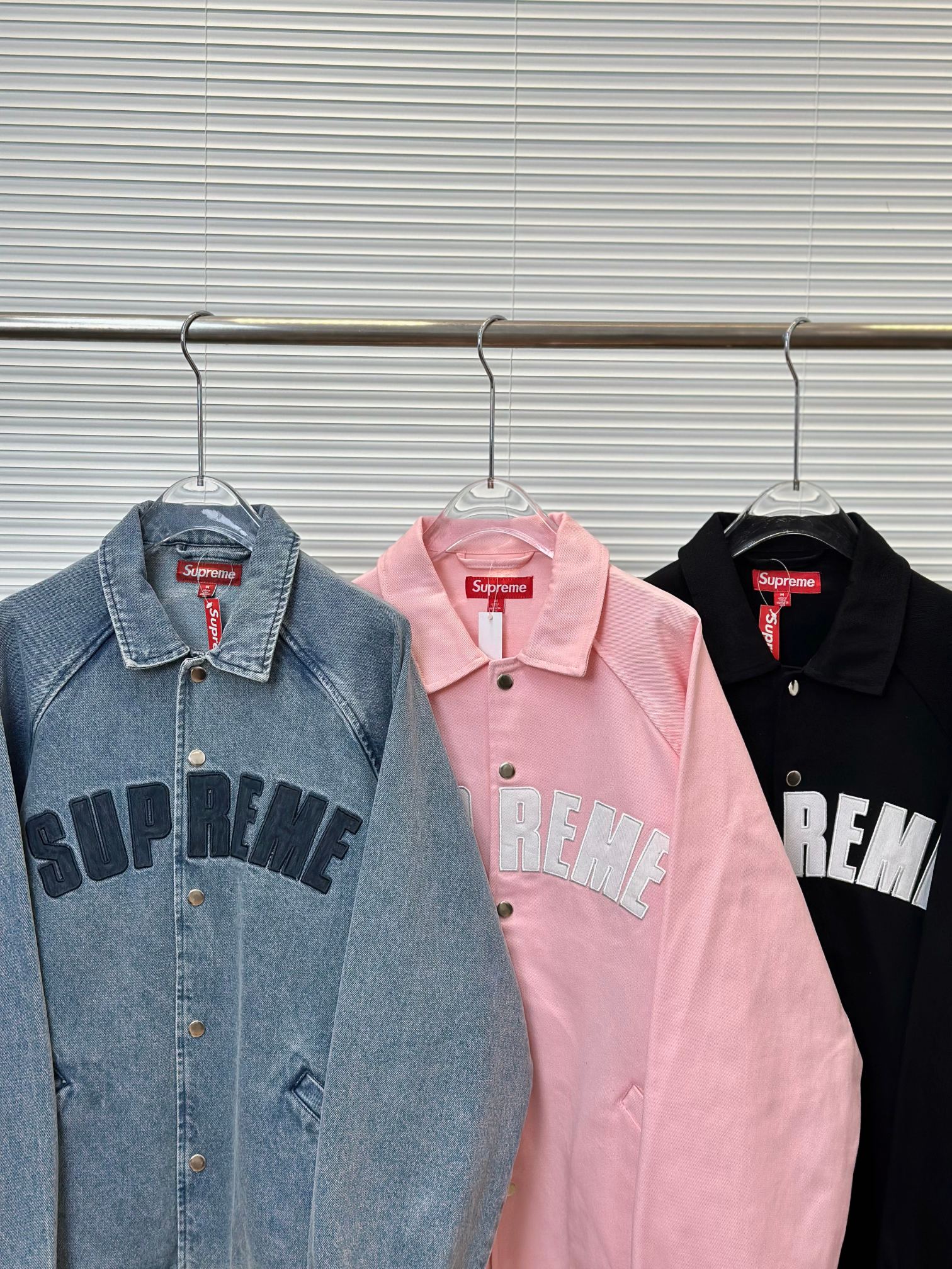 Supreme SS25 WEEK17 Arc Denim Coaches Jacket