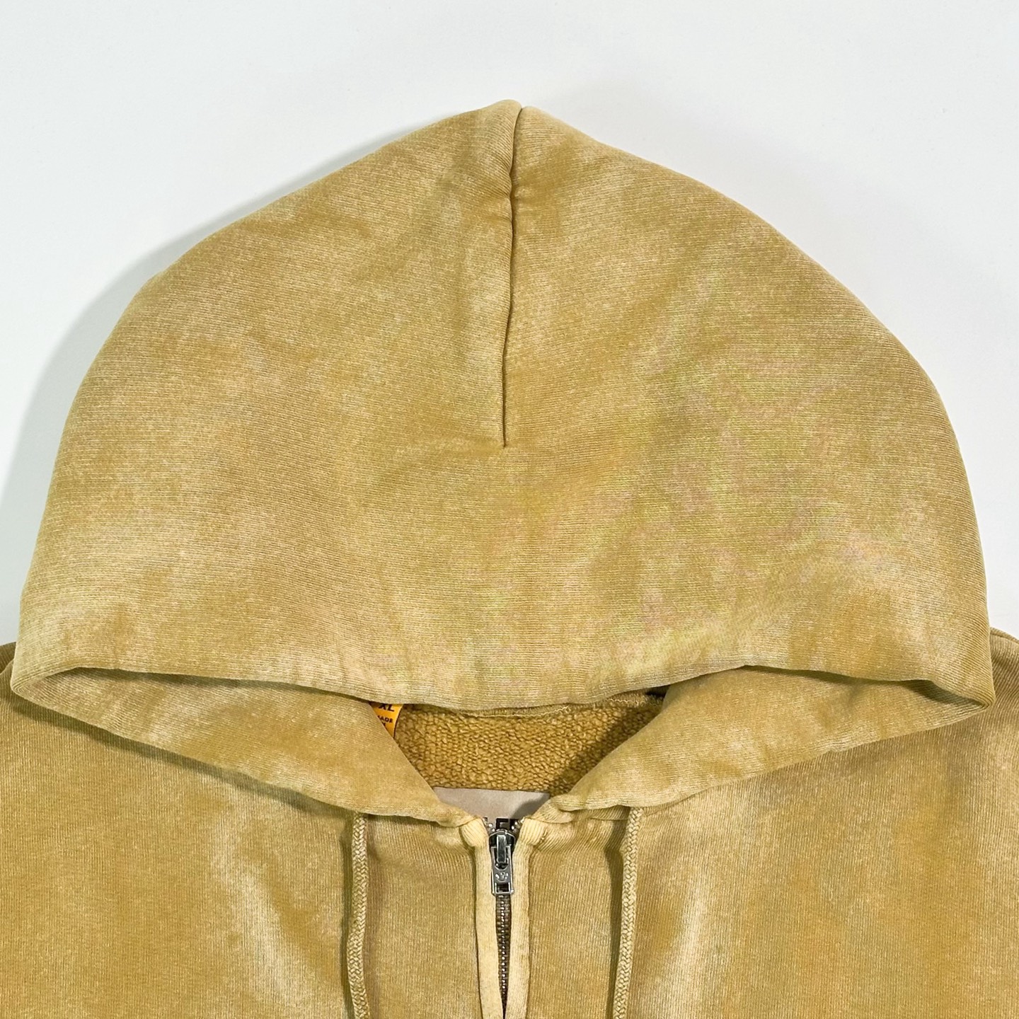 Gallery Dept Khaki Ripple Zip Hoodie