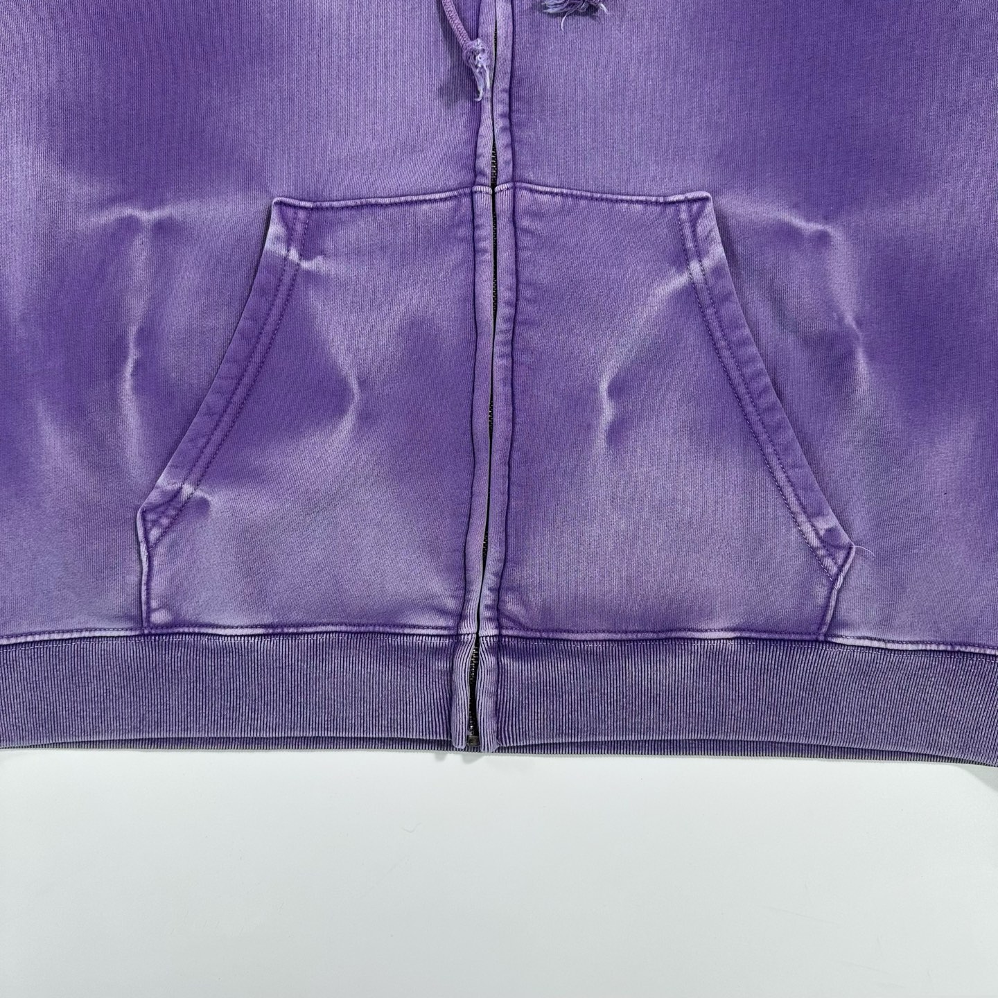 Gallery Dept Khaki Ripple Zip Hoodie