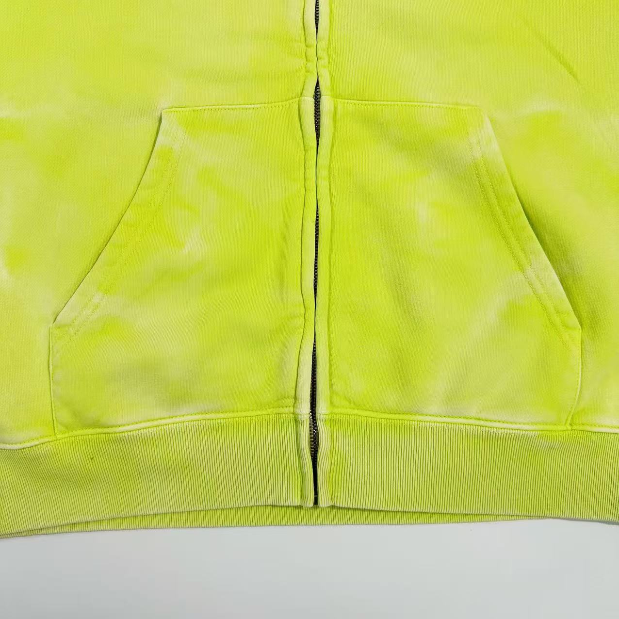 Gallery Dept Khaki Ripple Zip Hoodie