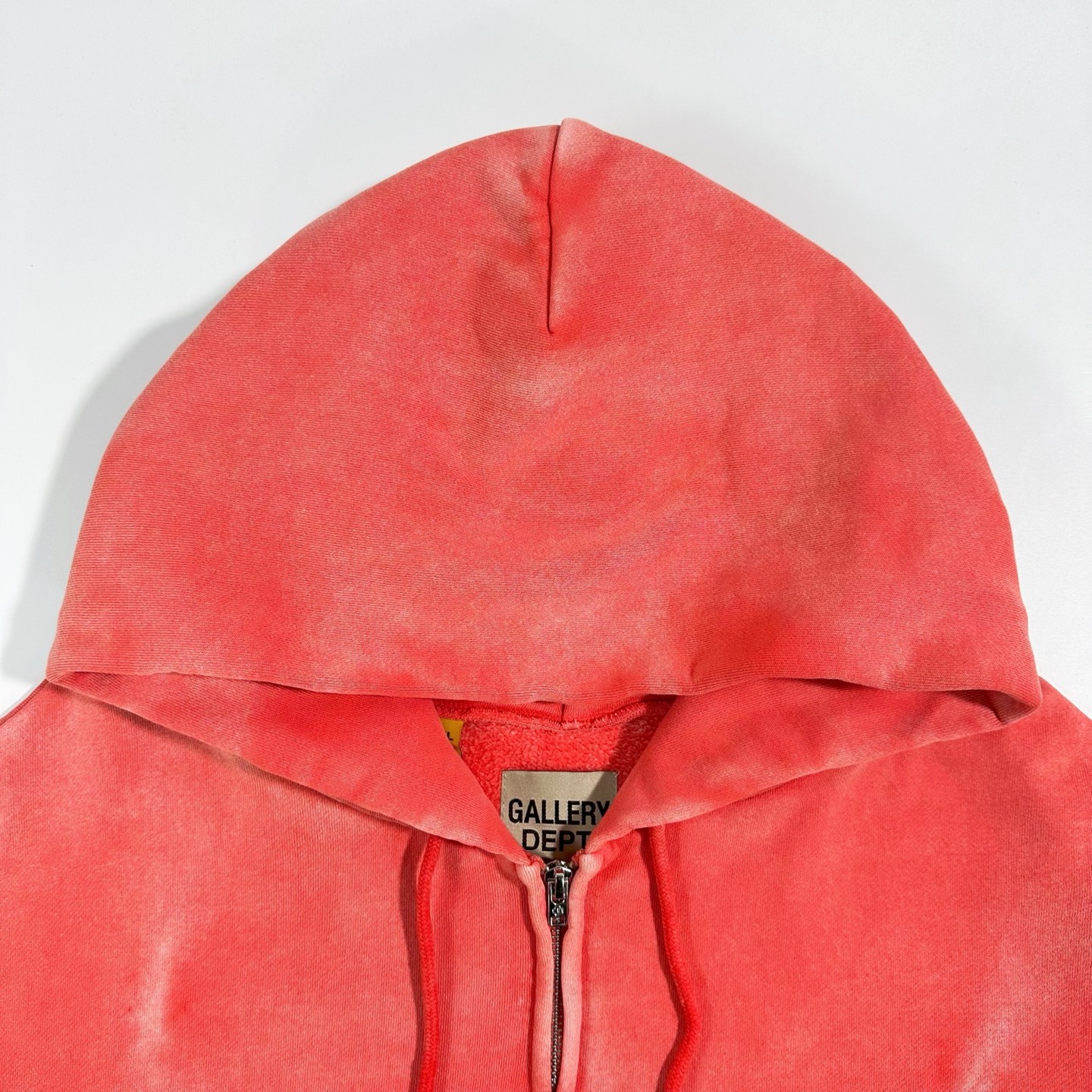Gallery Dept Khaki Ripple Zip Hoodie