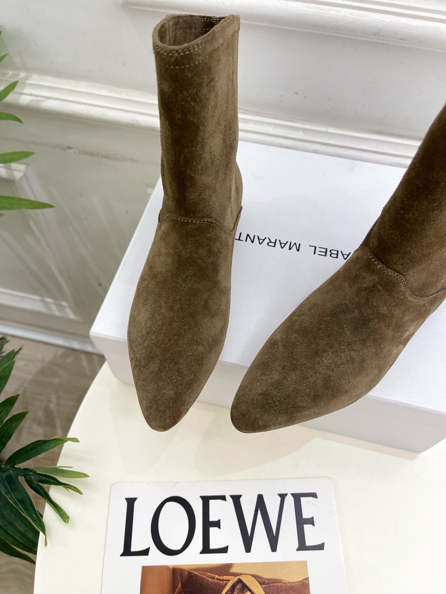 ISABEL MARANT autumn and winter new pointed toe ankle boots