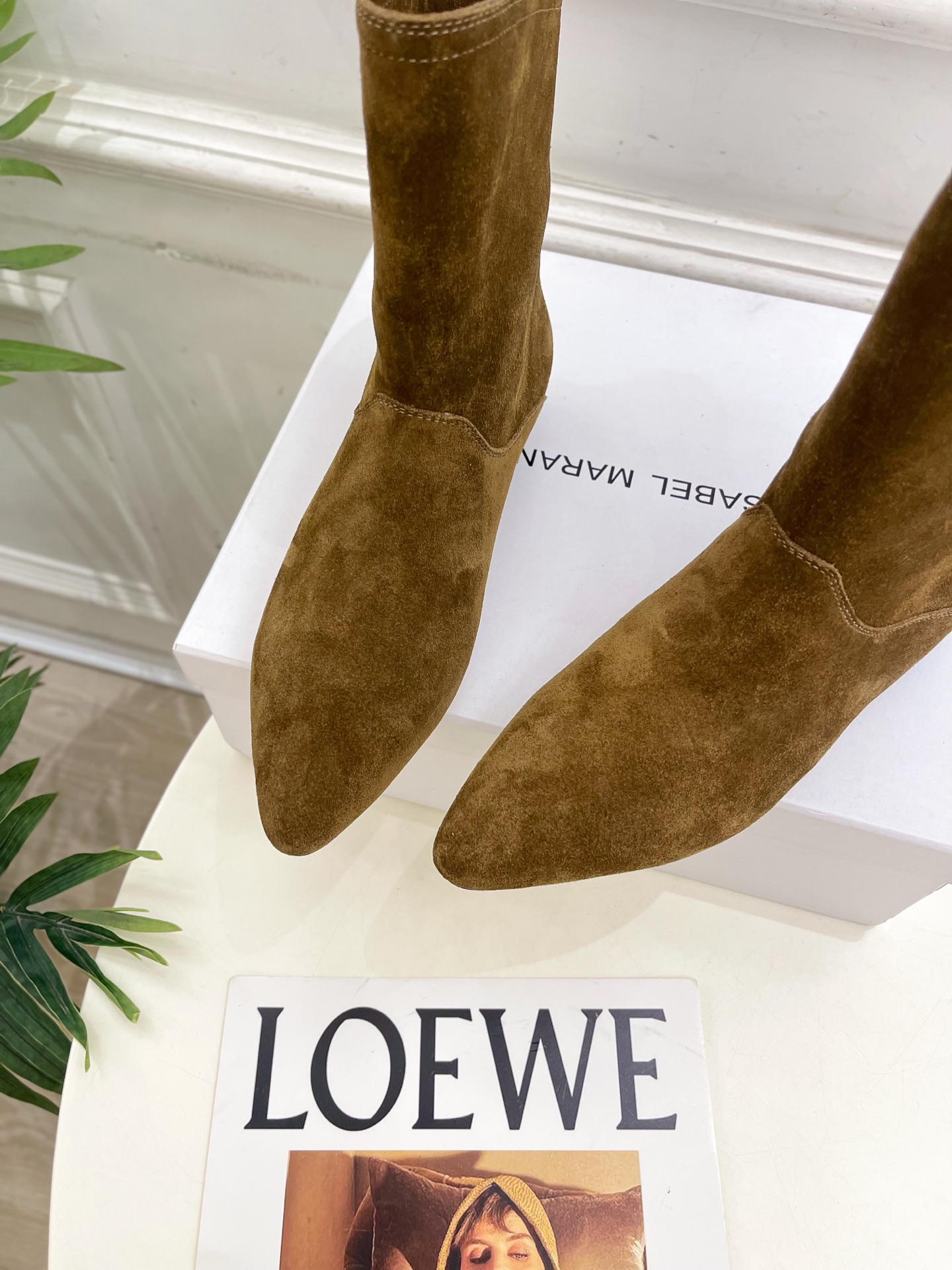 ISABEL MARANT autumn and winter new pointed toe ankle boots