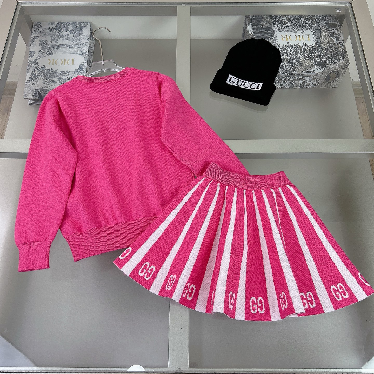 Gucci, Burberry, LV boys and girls suits