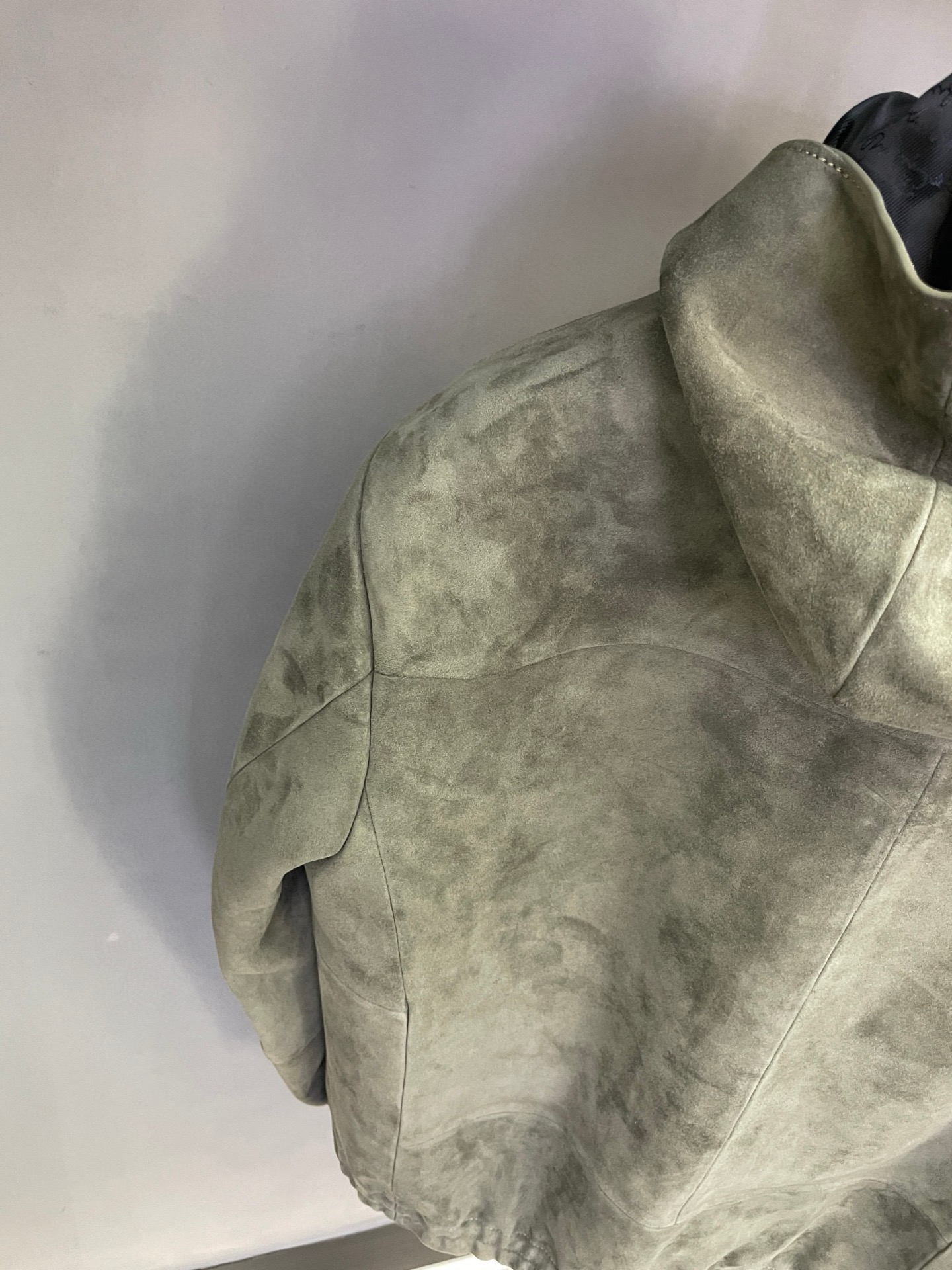 BERLUTI sheepskin jacket hoodie