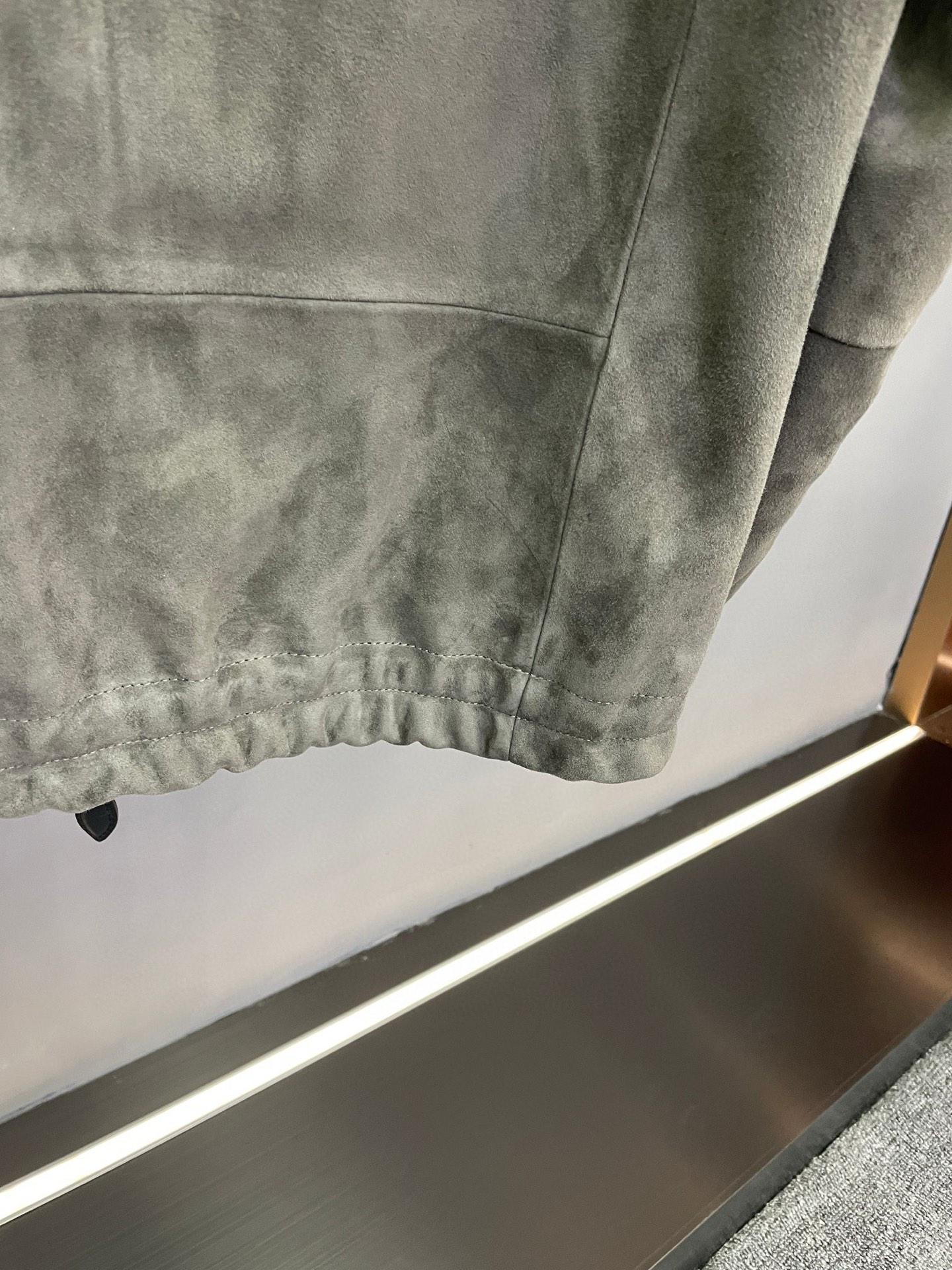 BERLUTI sheepskin jacket hoodie