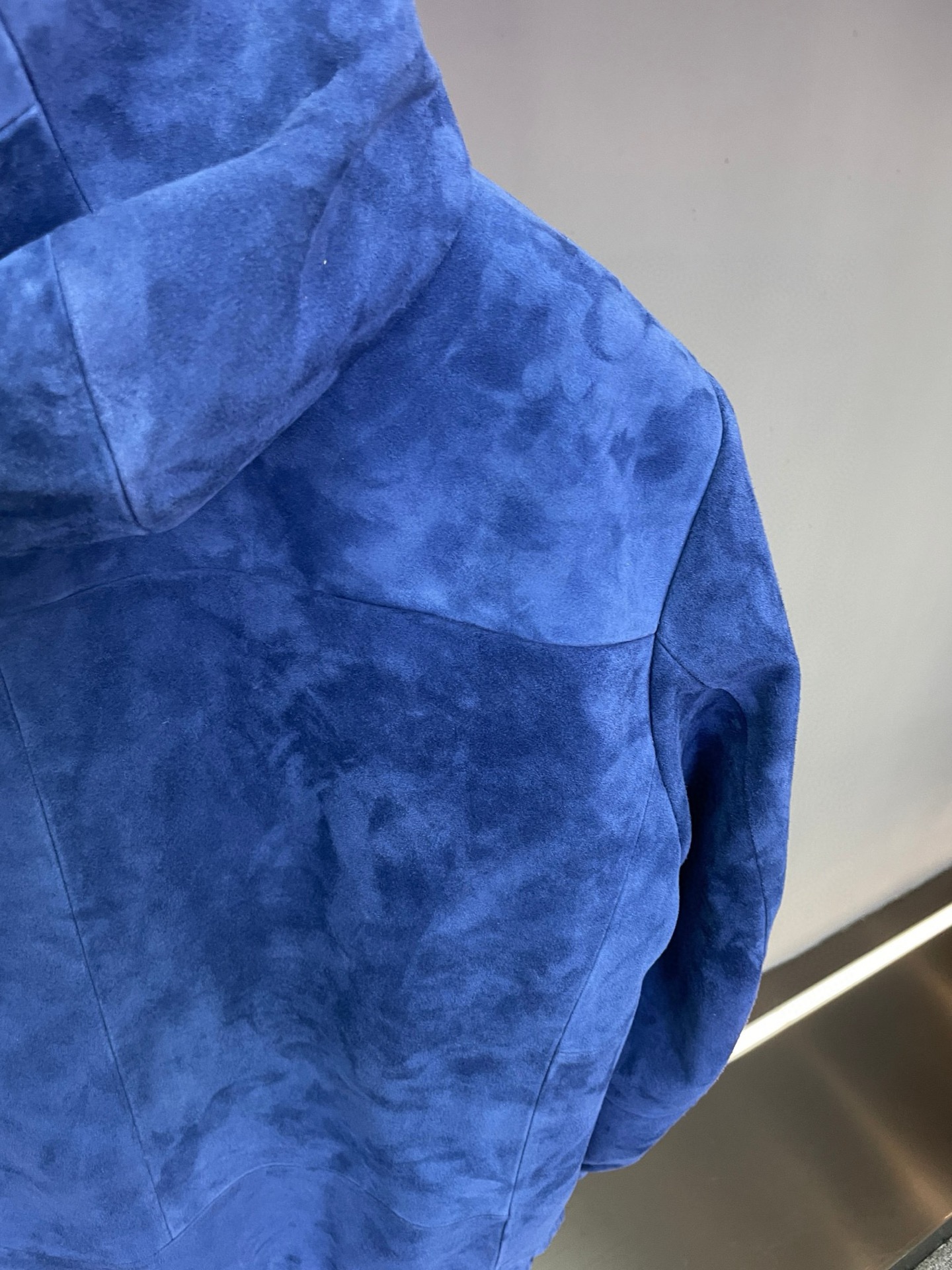 BERLUTI sheepskin jacket hoodie