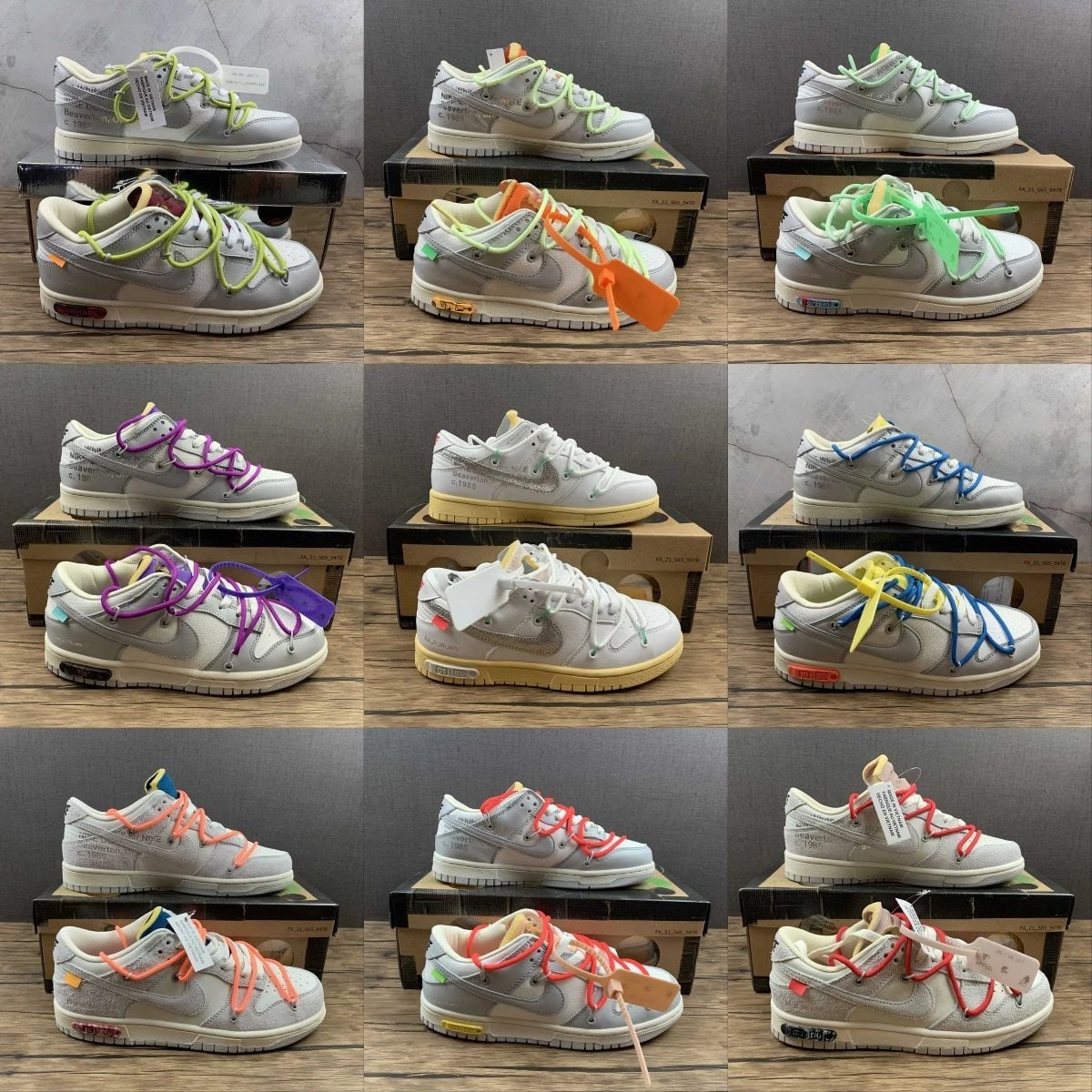 Nike Dunk Low Off-White Sneakers [32 styles]