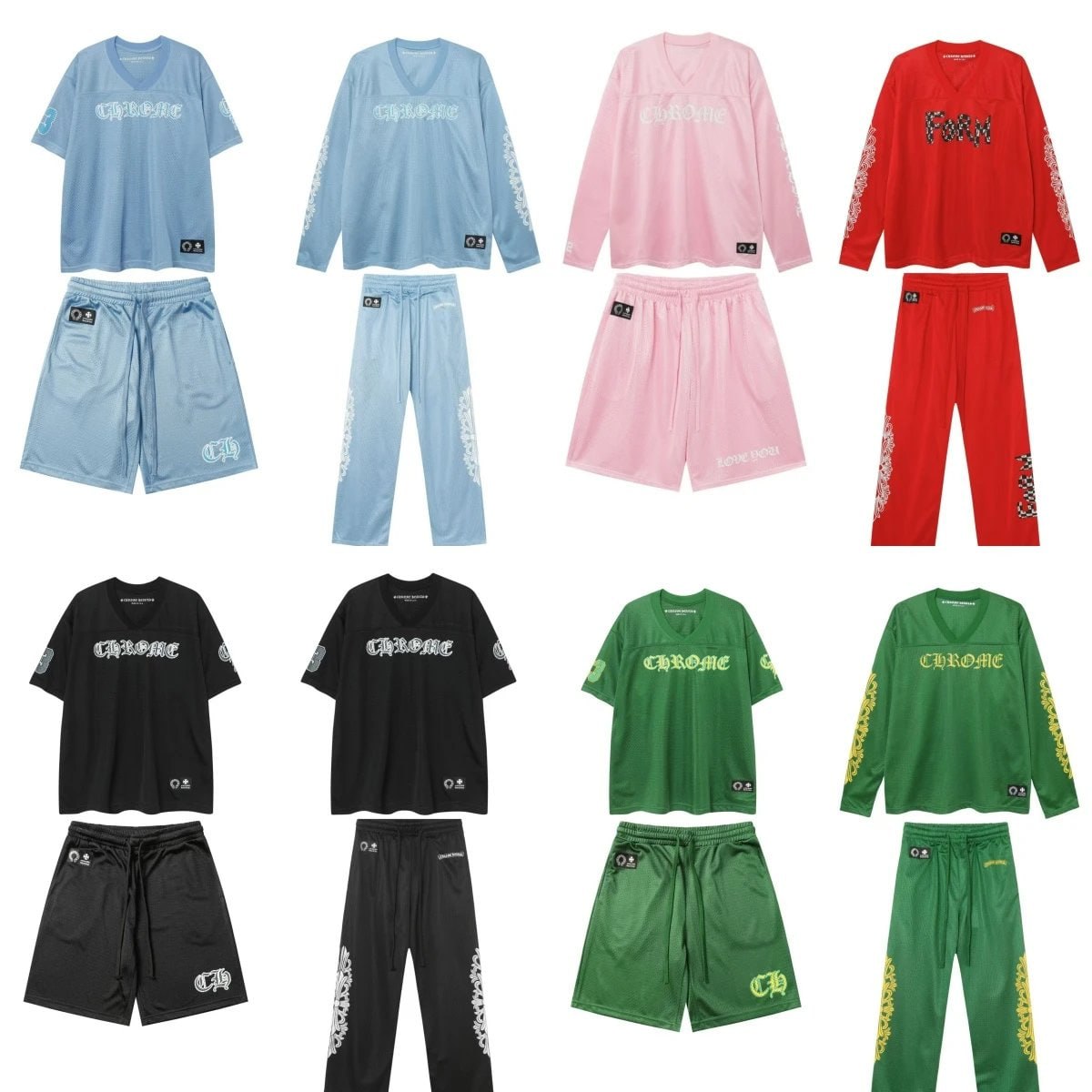 Chrome Hearts Jersey/Shorts [35 styles]