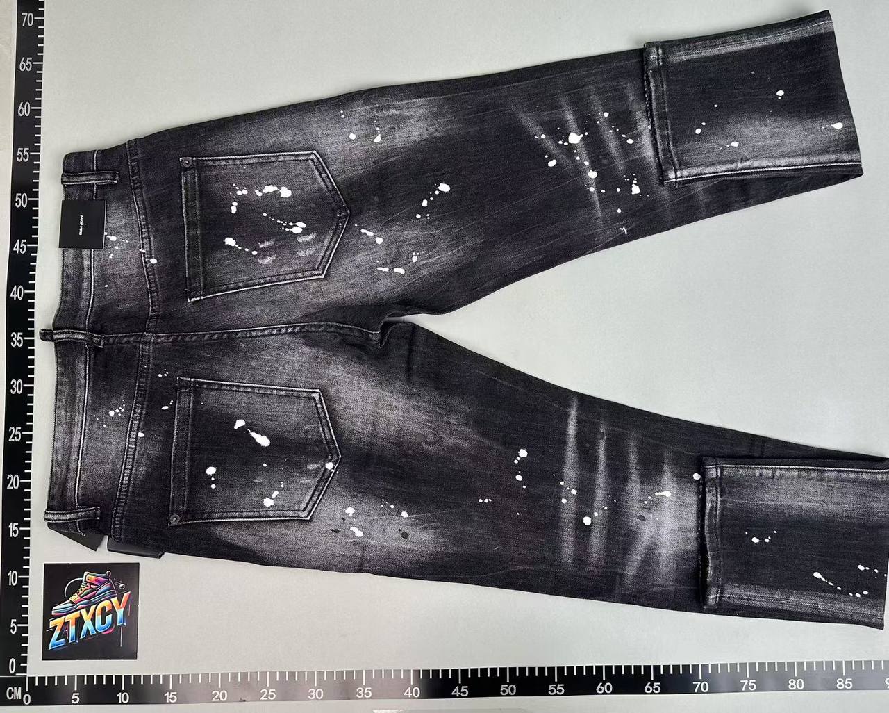 DSQUARED2 Paint Splatter Distressed Jeans