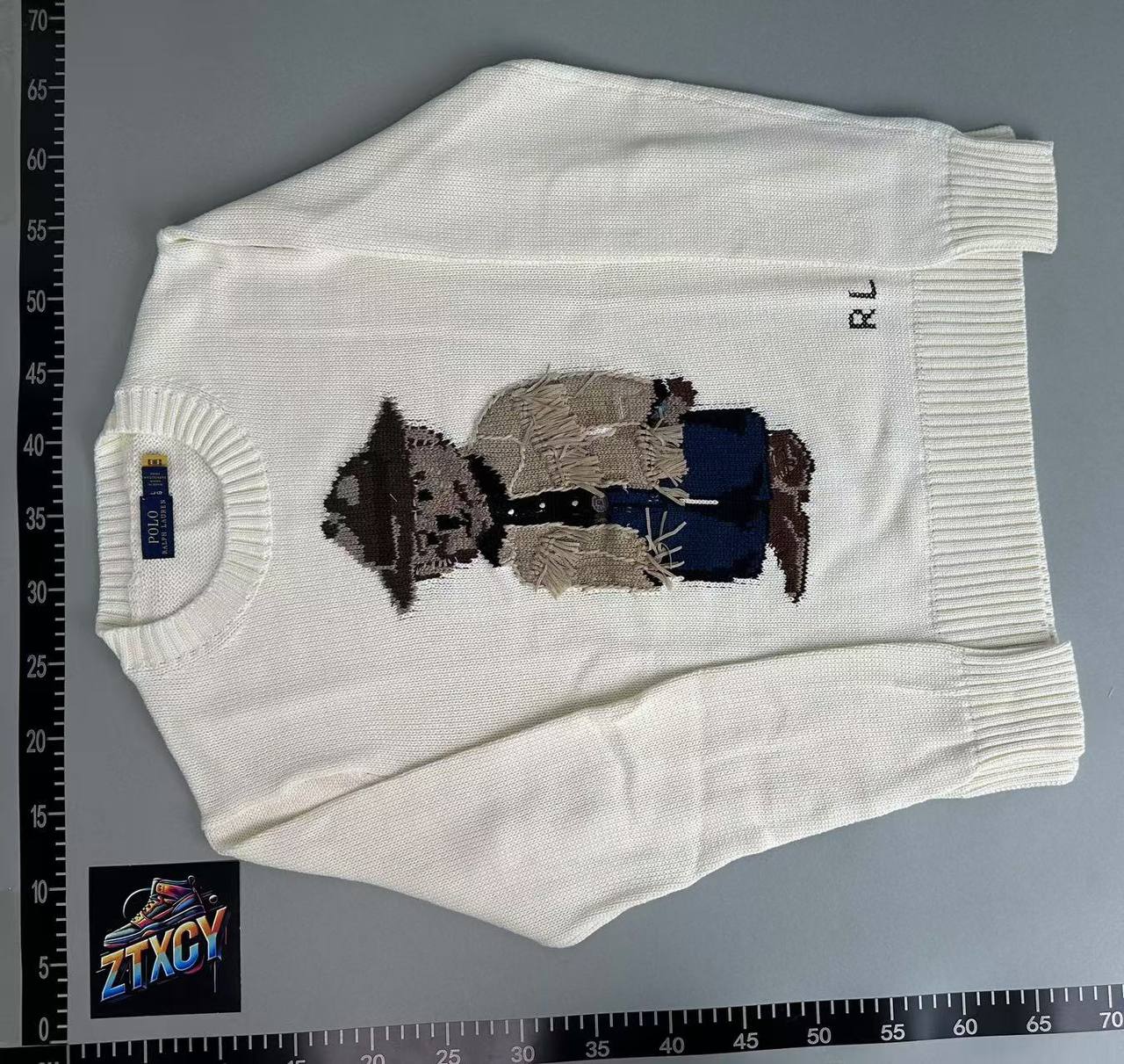 Polo Ralph Lauren Cowboy Bear Knit Sweater