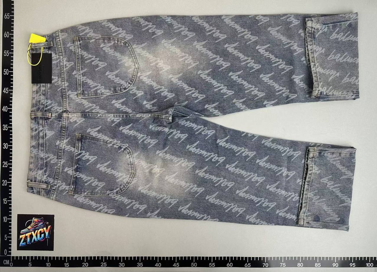 Balenciaga Logo Print Jeans [7 styles]