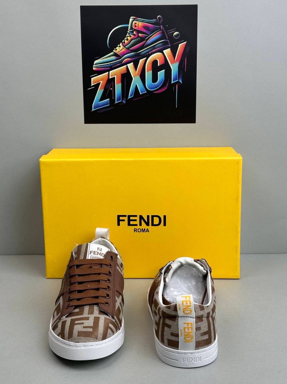 Fendi FF Canvas Sneakers [9 styles]