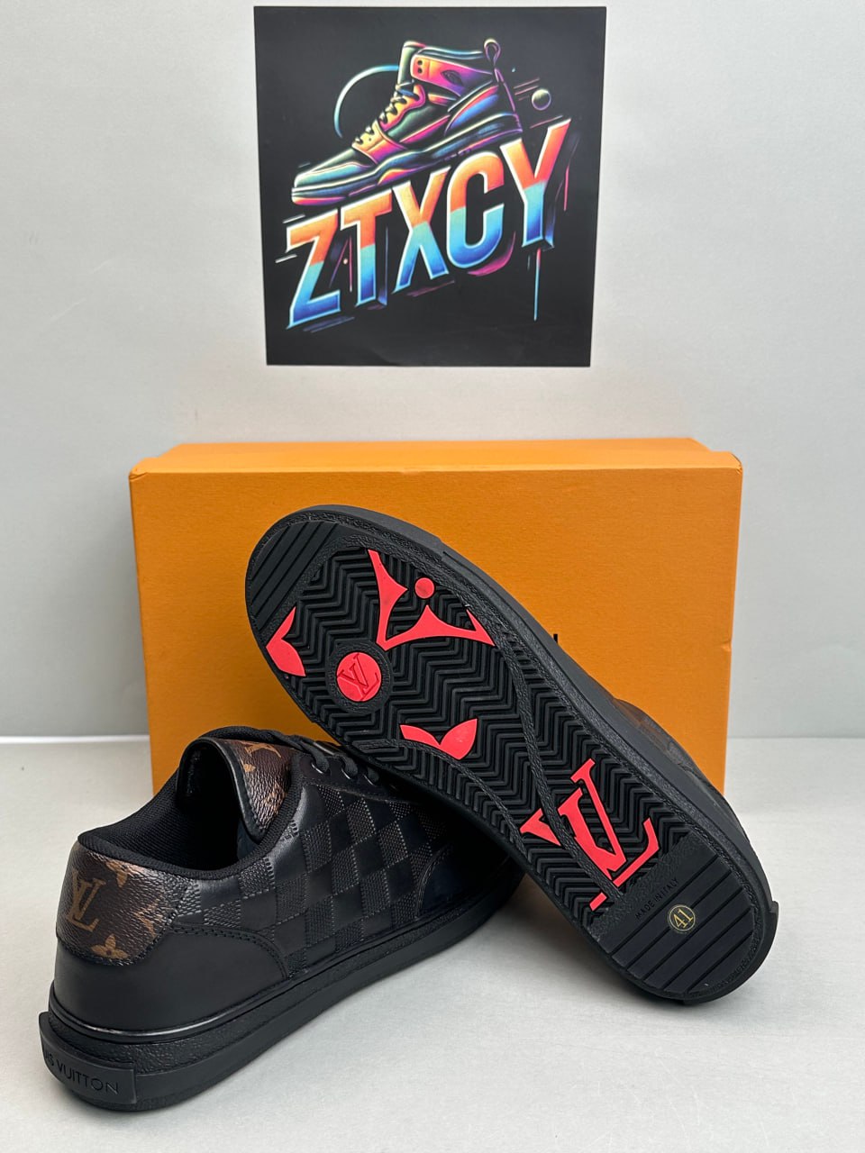 Louis Vuitton棋盘格帆布运动鞋 [10 styles]