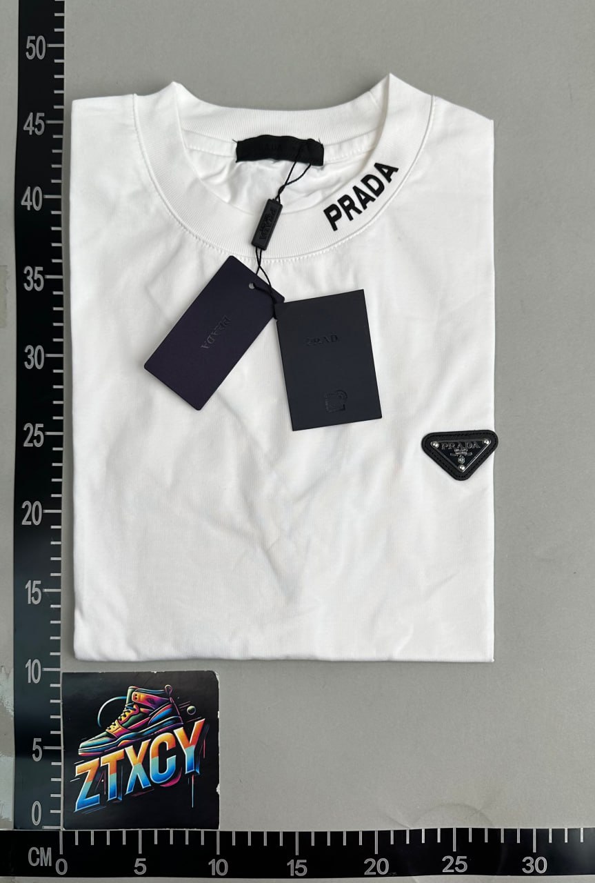 Prada Triangle Logo T-Shirt [3 styles]