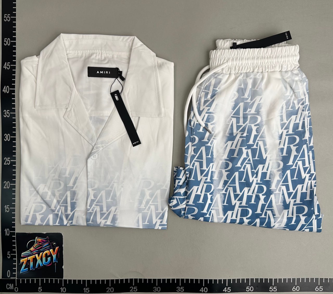 AMR Gradient Print Shirt/Shorts Set [6 styles]