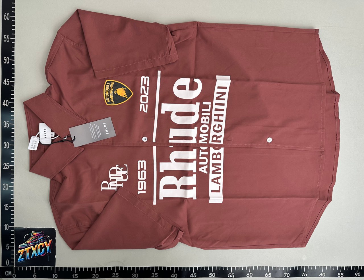 Rhude x Lamborghini Short Sleeve Shirt [4 styles]