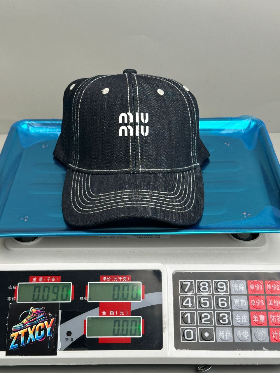 Miu Miu Denim Baseball Caps [4 styles]