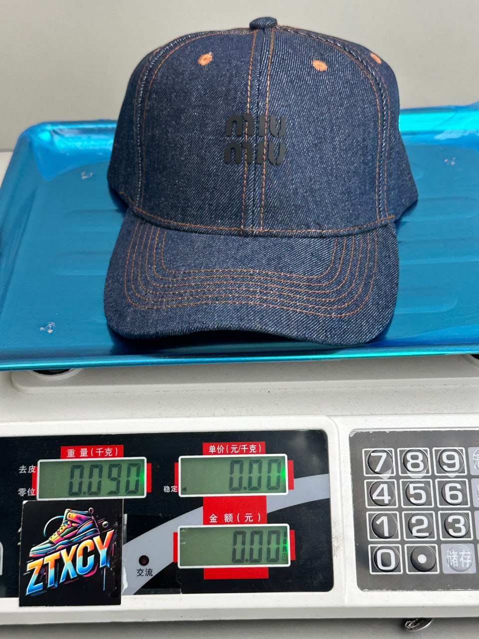 Miu Miu Denim Baseball Caps [4 styles]